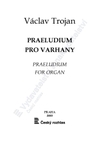 Václav Trojan: Praeludium pro varhany - galerie 1