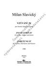 Milan Slavický: Vzývání IV pro housle, klarinet a klavír - galerie 1