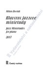 Milan Dvořák: Klavírní jazzové minietudy - galerie 1