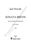 Jan Novák: Sonata brevis - galerie 1