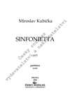 Miroslav Kubička: Sinfonietta - galerie 1