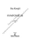 Iša Krejčí: Symfonie č. 3 - galerie 1