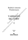 B. A. Wiedermann: Varhanní skladby I - galerie 1