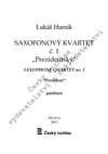 Lukáš Hurník: Saxofonový kvartet č. 1 - galerie 1