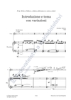Jaroslav Pelikán: Introduzione e tema con variazioni per flauto e pianoforte - galerie 2