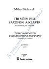 Milan Báchorek: Tři věty pro altový saxofon a klavír - galerie 1
