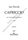 Jan Novák: Capriccio pro violoncello a orchestr - galerie 1