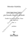 Miroslav Kubička: Dvojkoncert pro housle, klavír a orchestr - galerie 1