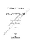 Dalibor C. Vačkář: Zima v Tatrách, hudební obraz z filmu Anděl na horách - galerie 1