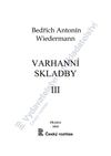 B. A. Wiedermann: Varhanní skladby III - galerie 1