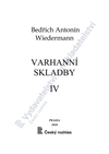 B. A. Wiedermann: Varhanní skladby IV - galerie 1