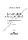 Jindřich Feld: Čtyři moravské vánoční písně pro malý instrumentální soubor - galerie 1