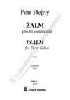 Petr Hejný: Žalm pro tři violoncella - galerie 1