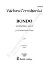 Václava Černohorská: Rondo pro klarinet a klavír - galerie 1
