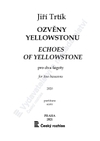 Jiří Trtík: Ozvěny Yellowstonu pro dva fagoty - galerie 1