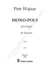Petr Wajsar: Mono-Poly pro fagot - galerie 1