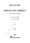 Jan Novák: Sonata da chiesa I pro violu a varhany - galerie 1