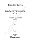 Jaroslav Krček: Smyčcový kvartet č. 3 - galerie 1