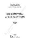 Kde domov můj (František Škroup / úprava Otakar Jeremiáš) - galerie 1
