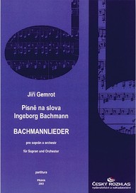 Noty Jiří Gemrot: Bachmannlieder