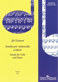 Noty Jiří Gemrot: Sonáta pro violoncello a klavír
