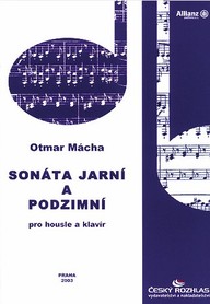 Noty Otmar Mácha: Sonáta jarní a podzimní