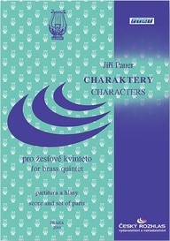 Noty Jiří Pauer: Charaktery pro žesťové kvinteto