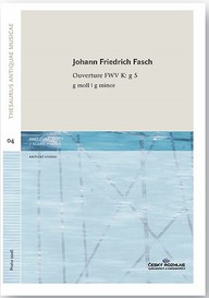 Noty Johann Friedrich Fasch: Ouverture g moll FWV K: g 5