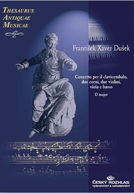 Noty František Xaver Dušek: Concerto per il clavicembalo, due corni, due violini, viola e basso in D