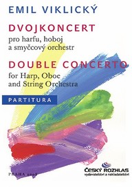 Noty Emil Viklický: Dvojkoncert pro harfu, hoboj a smyčcový orchestr