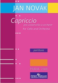 Noty Jan Novák: Capriccio pro violoncello a orchestr