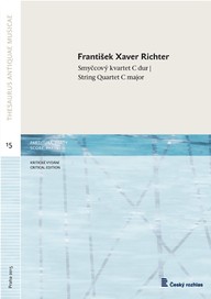 Noty František Xaver Richter: Smyčcový kvartet C dur
