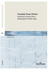 Noty František Xaver Richter: Smyčcový kvartet B dur