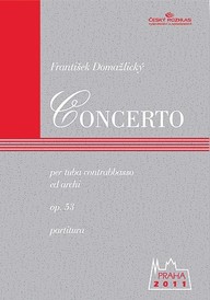Noty František Domažlický: Koncert pro tubu a smyčce, op. 53