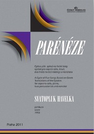 Noty Svatopluk Havelka: Parénéze