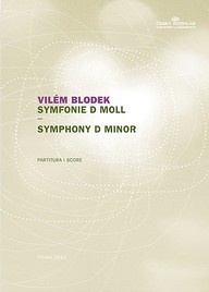Noty Vilém Blodek: Symfonie d moll