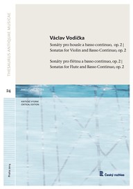Noty Václav Vodička: Sonáty pro housle (flétnu) a basso continuo op. 2