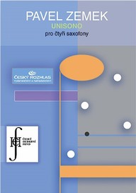 Noty Pavel Zemek Novák: Unisono pro čtyři saxofony