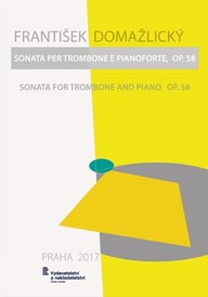 Noty František Domažlický: Sonata per trombone e pianoforte, op. 58