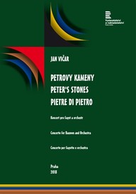Noty Jan Vičar: Koncert pro fagot a orchestr „Petrovy kameny“
