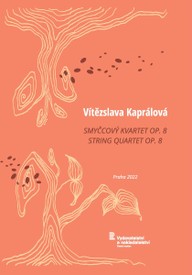 Noty Vítězslava Kaprálová: Smyčcový kvartet op. 8