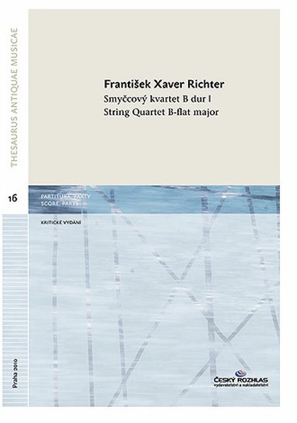 Noty František Xaver Richter: Smyčcový kvartet B dur