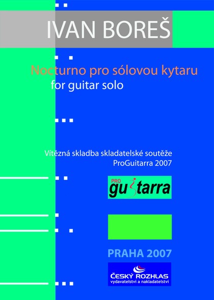 Noty Ivan Boreš: Nocturno pro sólovou kytaru