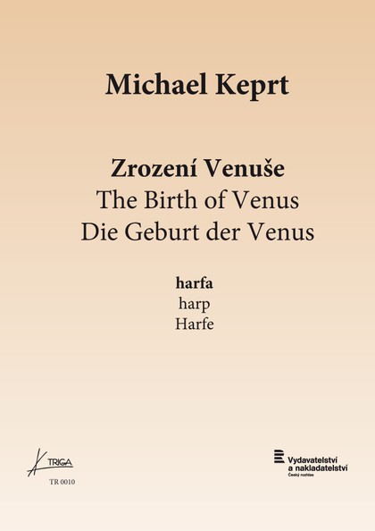 Noty Michael Keprt: Zrození Venuše pro harfu