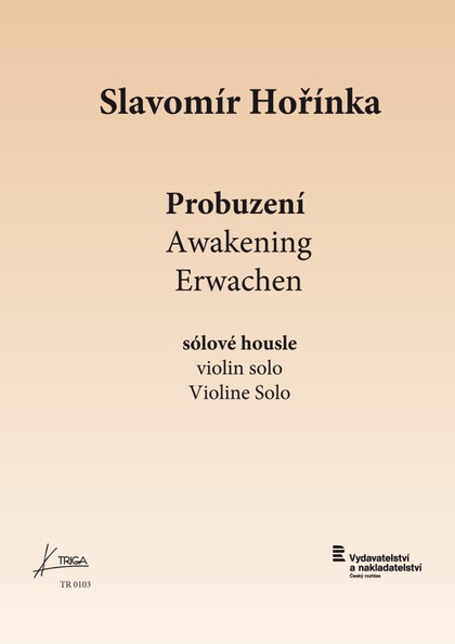 Noty Slavomír Hořínka: Probuzení pro sólové housle