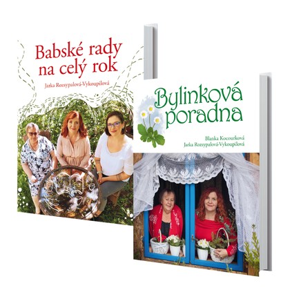 Kniha Babské rady na celý rok + Bylinková poradna