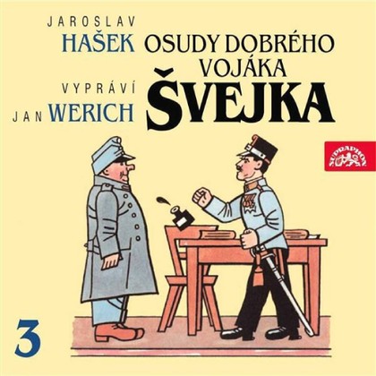 Mluvené slovo Jaroslav Hašek: Osudy dobrého vojáka Švejka 3 (2CD)
