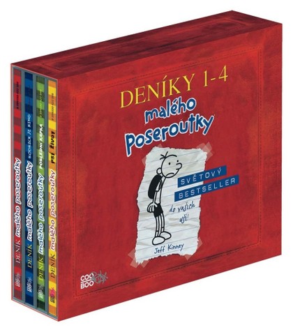 Mluvené slovo Jeff Kinney: Deníky malého poseroutky 1 - 4