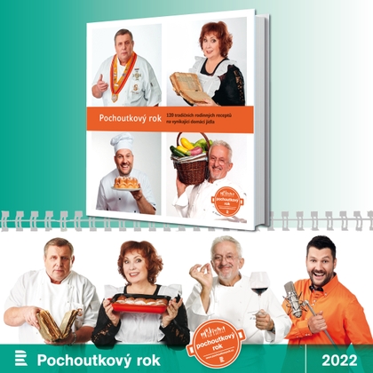 Kniha Pochoutkový rok + Pochoutkový kalendář 2022 - balíček
