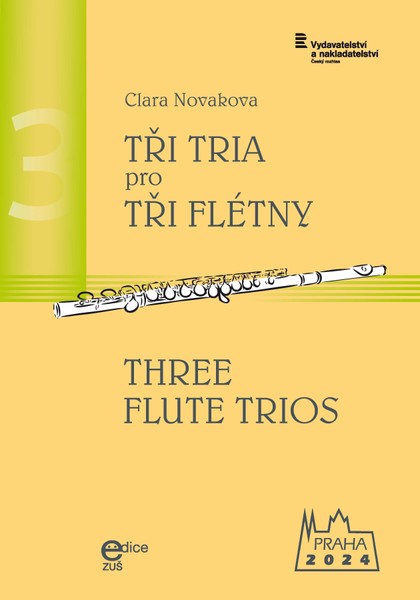 Noty Clara Novakova: Tři tria pro tři flétny